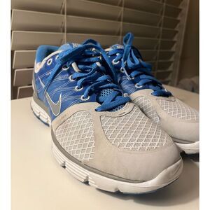 Nike LunarGlide 2‎ FlyWire Running Shoes Sneakers Blue Gray Women's Size 8.5